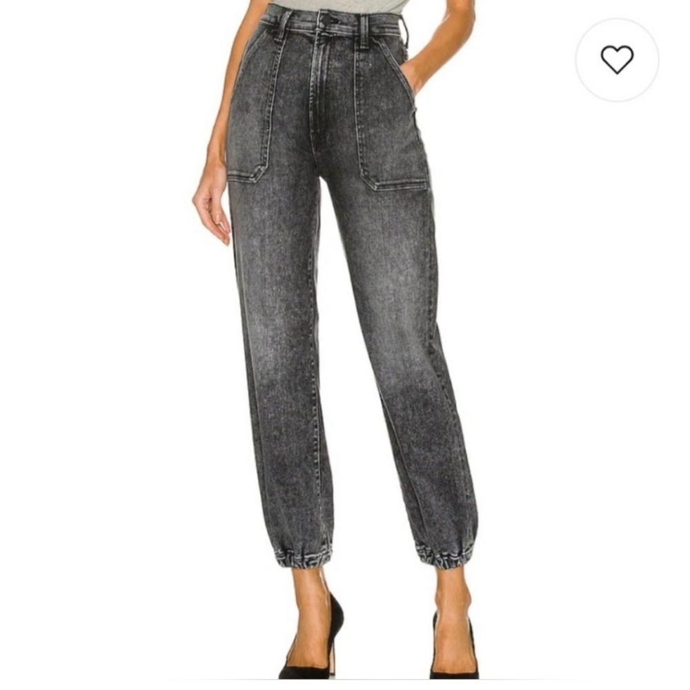 MOTHER The Wrapper Patch Springy Ankle Jeans